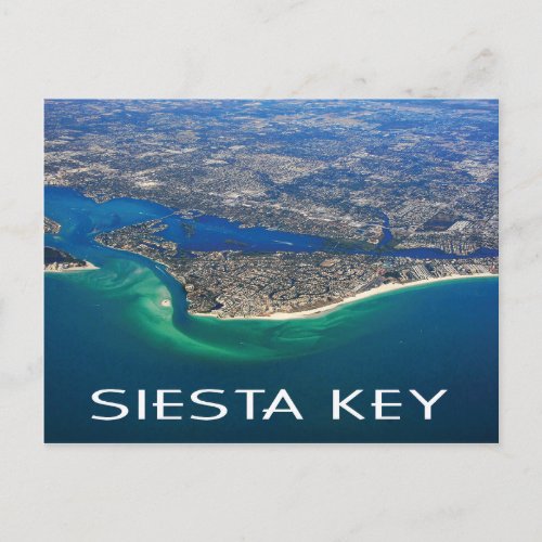 Siesta Key Florida aerial photo Postcard