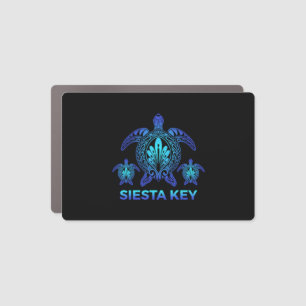 Siesta Key Florida FL Ocean Blue Turtle Souvenirs Car Magnet