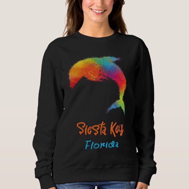 Siesta Key  Florida  Souvenir Sweatshirt (Front)