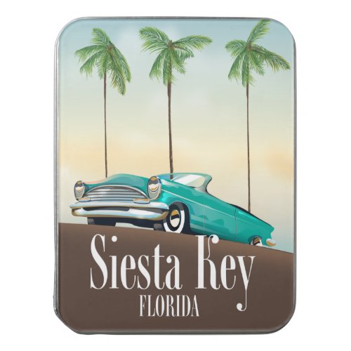 Siesta Key Florida travel poster Jigsaw Puzzle