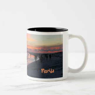 Siesta Key, Florida Two-Tone Coffee Mug