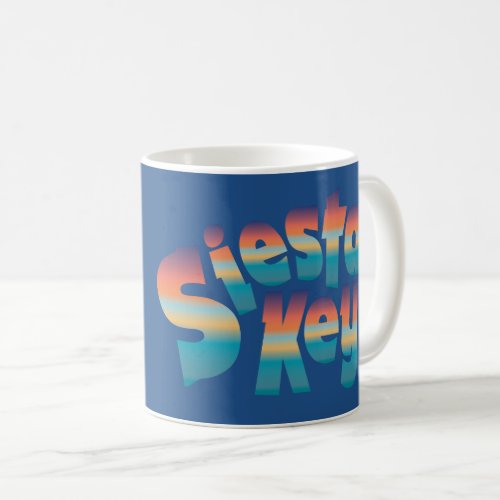 Siesta Key in vivid sunset colors  Coffee Mug