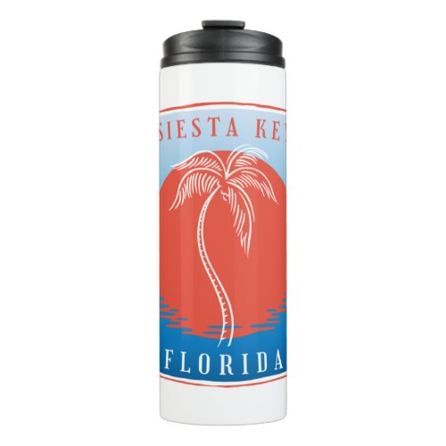 Siesta Key Palm Tree Thermal Tumbler