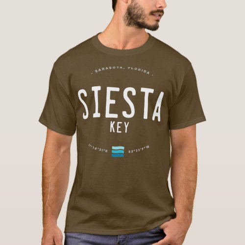 Siesta Key Sarasota Florida Beach Waves Gift  T_Shirt