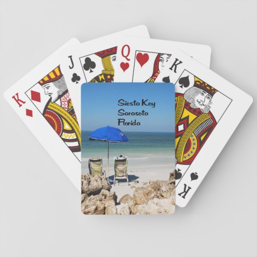 Siesta Key Sarasota Florida Poker Cards