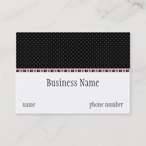 Customizable Siesta Motel Chubby Business Card