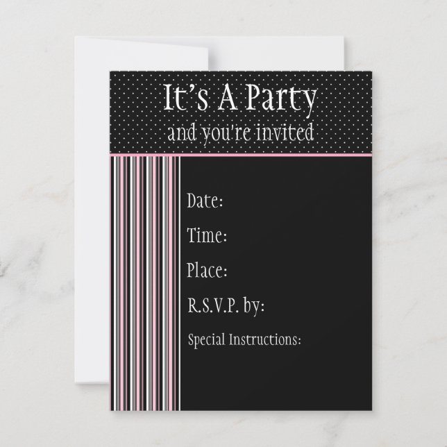 Siesta Motel Invitation (Front)