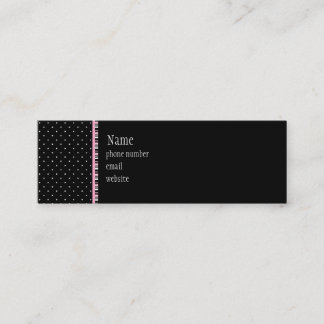 Siesta Motel Skinny Business Card