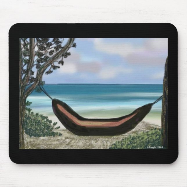 Siesta Time Mouse Pad (Front)