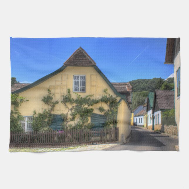 Sievering Vienna Austria Kitchen Towel (Horizontal)