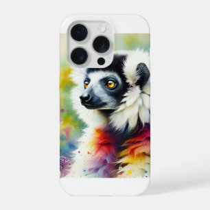 Sifaka Dreamscape 310824AREF109 - Watercolor iPhone 15 Pro Case