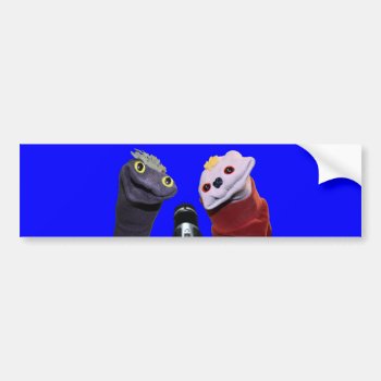 Sifl And Olly Mic Bumper Sticker by SiflandOlly at Zazzle