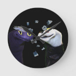 Sifl And Olly &quot;space &amp; Time&quot; Clock at Zazzle