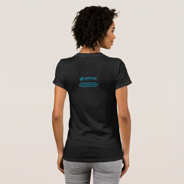 SIGGRAPH 2021 Women's Style T-shirt (Back Full)