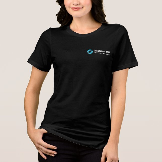 SIGGRAPH 2025 Women's Shirt (Front)