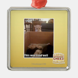 sigh metal ornament