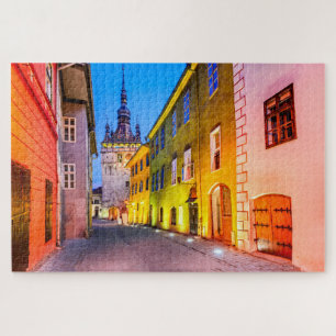 -Sighisoara- Explore the Medieval Charm of Romania Jigsaw Puzzle