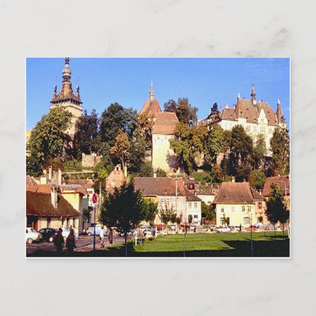 Sighisoara, Medieval towers Postcard (Front)