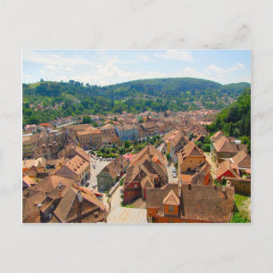 Sighisoara, Roofs of the city Postcard