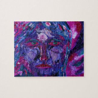Sight – Magenta & Violet Inner Vision Jigsaw Puzzle