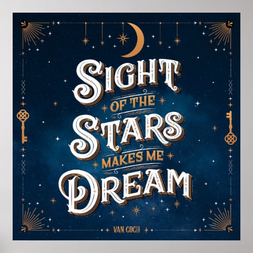 Sight of the Stars Square Poster 24x24