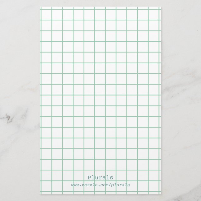 Sight Problems? Use large plaid fabric Stationery (Front)