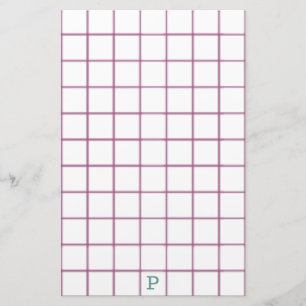 Sight Problems Use large Stationery with Monogram