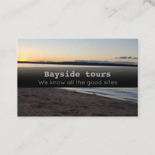 Sight seeing business card