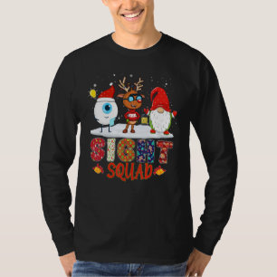 Sight Squad Gnome Reindeer Santa Christmas Optomet T-Shirt