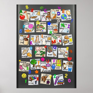 Sight Words Plus Others Alphabet Poster