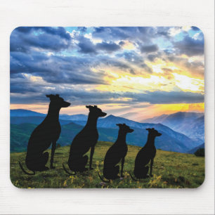 Sighthounds - Greyhound Sunset Mouse Pad