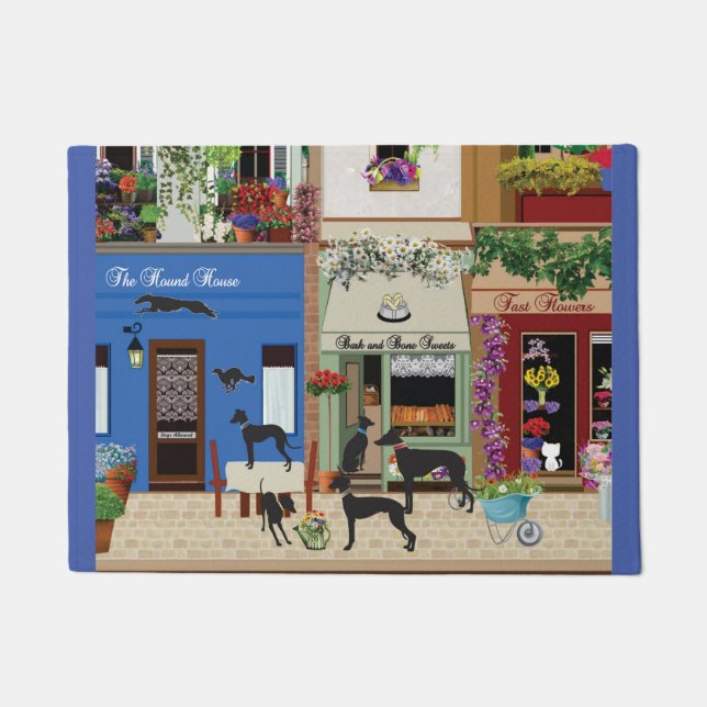 Sighthounds - Hound Day Out v2 Doormat (Front)