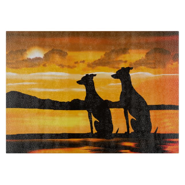 Sighthounds -  Sunrise   Cutting Board (Front)