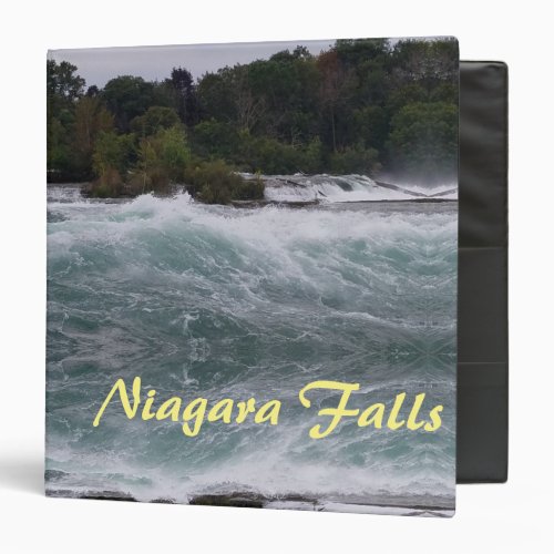 Sightseeing at Niagara Falls 3 Ring Binder