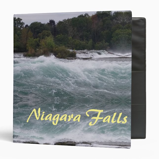Sightseeing at Niagara Falls 3 Ring Binder (Front/Inside)