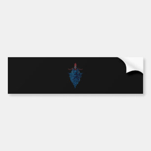 Sigil Of Baphomet Goat Of Mendes Satan Dark Goth Bumper Sticker