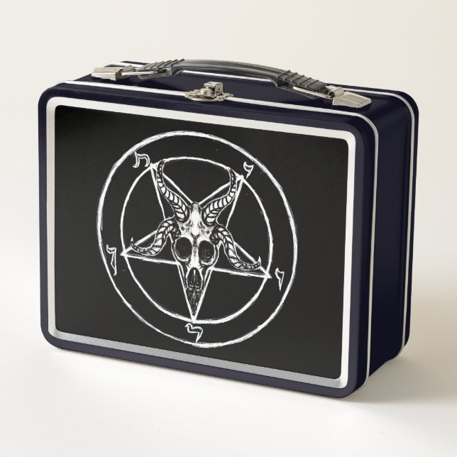 Sigil of Baphomet Metal Lunch Box (Front)