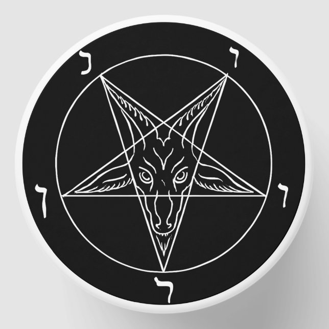Sigil of Baphomet Mini Candle Favors (Front)