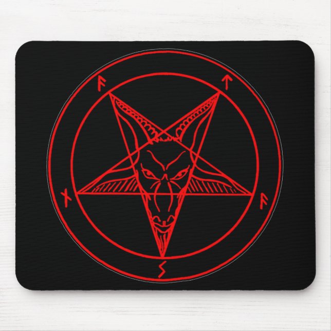 SIGIL of BAPHOMET Mouse Pad (Front)