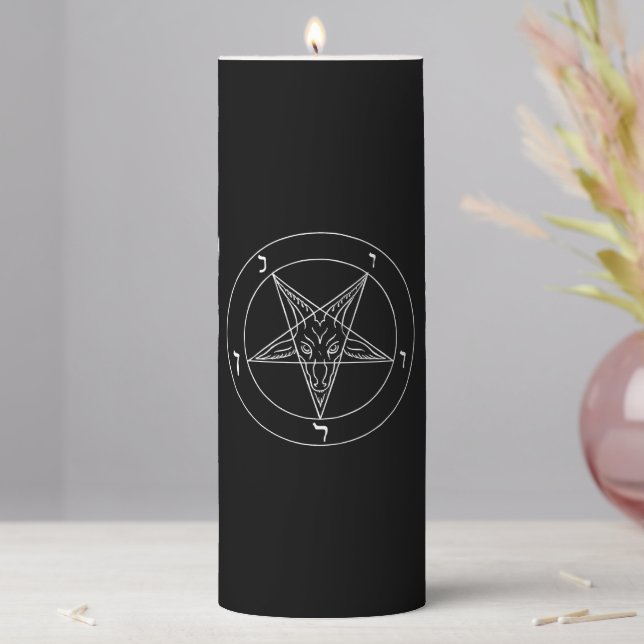 Sigil of Baphomet Pillar Candle (In Situ)