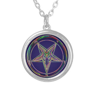 Sigil of Baphomet Silver Plated Necklace
