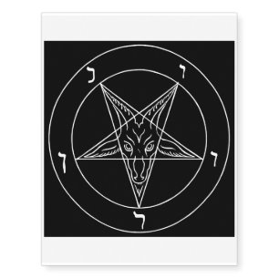 Sigil of Baphomet Temporary Tattoos