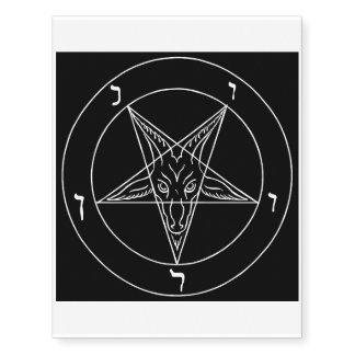 Sigil of Baphomet Temporary Tattoos