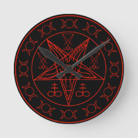 Sigil of Baphomet triple moon and sigil of lucifer