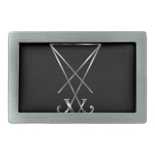 Satanic Belt Buckles | Zazzle