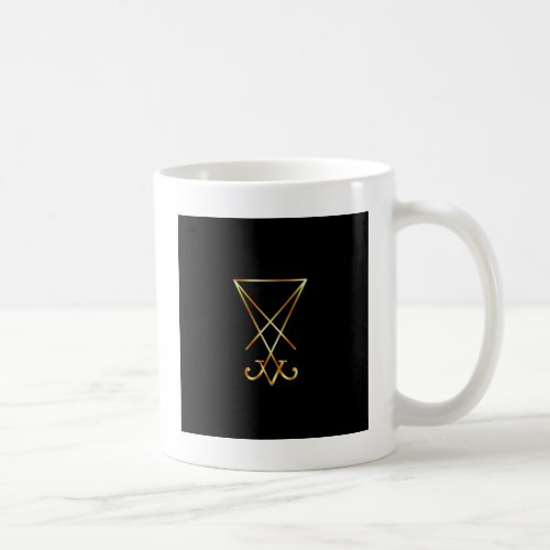 Sigil of Lucifer_ A symbol of satanism Coffee Mug