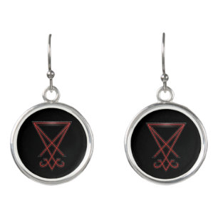 Sigil of Lucifer Earrings