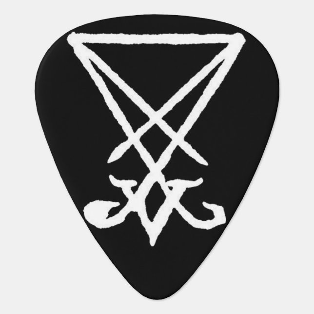 Sigil of Lucifer Guitar Pick (Front)
