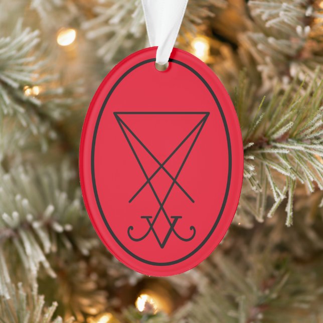 Sigil of Lucifer Ornament (Tree)