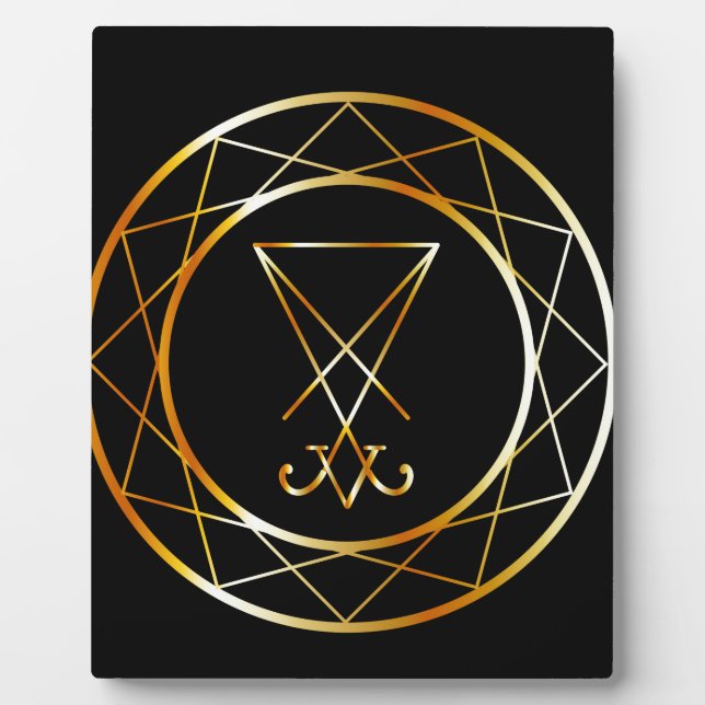 Sigil of Lucifer Plaque (Front)